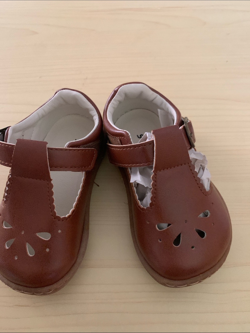 Classic Brown Mary Jane Kids Shoes